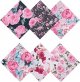 6PCS Thickened Glasses Cleaning Cloth Elegant Flower Design Microfiber Cleaning Cloth, Multi-Colored Eyeglass Lens Cleaning Cloths, Soft Whips for Reusable Eyeglass and Phone Screens, 6.3 x 6.3 inches